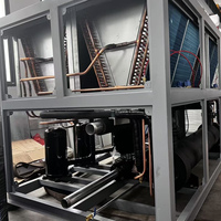 Refroidisseur de glycol industriel 40 CV à refroidissement par air pour brasserie avec contrôle de température haute précision