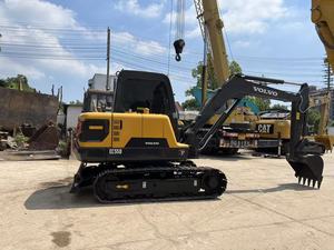 รถขุดตีนตะขาบ Volvo EC55D มือสอง สภาพดี ชั่วโมงการทำงานน้อย 5 ตัน บุ้งกี๋ขนาด 0.32 เมตร ปั๊มไฮดรอลิก เครื่องยนต์พร้อมใช้งาน - Product Image 5