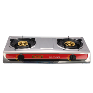 Estante esmaltado de alta calidad, estufa de Gas de 2 quemadores, cocina, utensilios para el hogar - Product Image 1