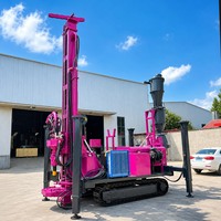 Machine de forage à circulation inversée montée sur chenilles pour l'extraction de minerai de roche dure