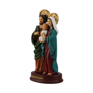 Resina estatuas Reino Unido Sagrada Familia <span class=keywords><strong>estatua</strong></span> 10cm religiosa católica de polyresin estatuas - Product Image 6