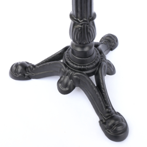 Gamba per Tavolo in Metallo, <span class=keywords><strong>Base</strong></span> a <span class=keywords><strong>3</strong></span> Gambe per Arredamento Ristorante, Tavolo in Ghisa Stile Bistrot Francese Nero Moderno Personalizzabile Supporto D470mm - Product Image 3