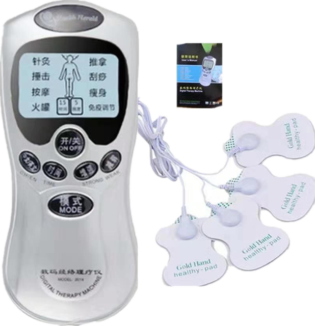 Tens Massager Machine,Rechargeable Tens Unit Impulse Massager for Pain Management, Back Muscle Pain Relief and Rehabilitation