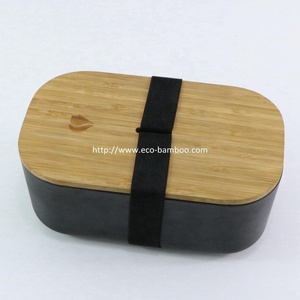 100% boîte à <span class=keywords><strong>lunch</strong></span> Bento en plastique PP recyclé boîte à <span class=keywords><strong>lunch</strong></span> en <span class=keywords><strong>fibre</strong></span> <span class=keywords><strong>de</strong></span> <span class=keywords><strong>bambou</strong></span> PLA avec couvercle en <span class=keywords><strong>bambou</strong></span> pour enfants et adultes - Product Image 3
