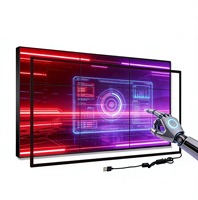 YINGTOUCH 19-Inch Plug Play Infrared Touch Screen Frame 16:9 Aspect Ratio USB Interface Monitor for Teaching Interactive Use