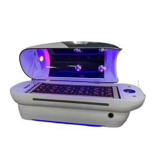Capsule de sauna spa de bureau à ozone avec hydrothérapie infrarouge et hydromassage pour les pieds et la beauté - Product Image 4