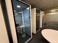 Cabine téléphonique de bureau moderne Comine, insonorisée et durable, espace de travail mobile intérieur, cabines de réunion, utilisation pour hôtels et entrepôts