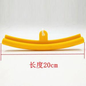 Protecteur de jante de pneu, plaque de protection légère de type crochet jaune pour outils de réparation de pneus de voiture - Product Image 4