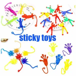 Hot Selling Fidget Toy Including Large Assorted Sticky Hands Stretchy Sticky Toy Party Favor for Kids Spider Sticky Toy