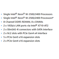 Carte mère de station de travail MW83-RP0 CEB avec un seul socket Intel W790 E (LGA 4677), prise en charge DDR5