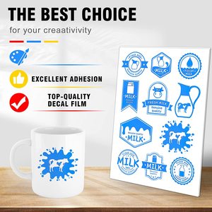Có thể in phun in ấn không thấm nước Matte Trắng PP tổng hợp tự dính giấy Vinyl Sticker giấy A4 cho máy in phun - Product Image 3