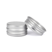 Boîtes en aluminium personnalisées de 10 g avec fenêtre, étuis métalliques portables vides dédiés à l'emballage de baumes à lèvres