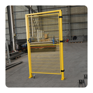 Clôture de sécurité robotique industrielle de haute sécurité barrière de grillage en <span class=keywords><strong>bois</strong></span> traité thermiquement à faible coût durable et protectrice - Product Image 4