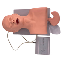 Mannequin d'entraînement pour adultes, modèle pédagogique pour l'étude de l'intubation, simulateur de gestion des voies respiratoires en PVC pour étudiants en sciences médicales