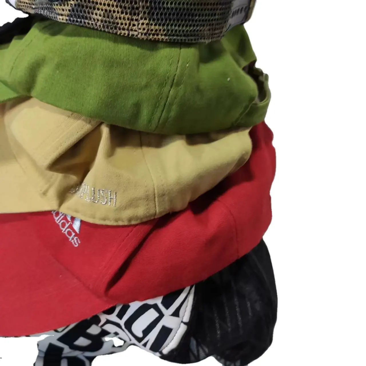 quality Wholesale Men women and kids mix hat A Grade In Bales Second Hand Clothes Used Clothes caps