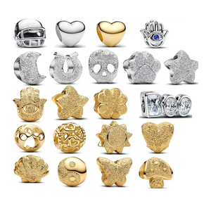 PAN Style Real S925 colgante de plata esterlina Mini dijes de corazón para DIY pulsera Original joyería de <span class=keywords><strong>mujer</strong></span> para <span class=keywords><strong>Amazon</strong></span> caliente - Product Image 1