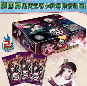 Anime Demon Slayer Collectible Trading <span class=keywords><strong>Game</strong></span> Board Card <span class=keywords><strong>Kimetsu</strong></span> <span class=keywords><strong>No</strong></span> <span class=keywords><strong>Yaiba</strong></span> Rare TCG CCG Card Booster Box Table Playing Toys Gifts - Product Image 5