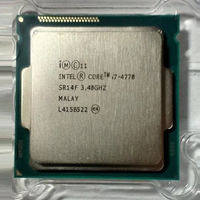 Processeur d'ordinateur portable Core I7 4770 4770K 4790 CPU en Stock utilisé nouveau processeur marque originale bureau I7 I9 GamingCPU