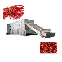 Machine de dessiccateur automatique d'oignon de capacité élevée dessiccateur de ceinture de maille d'usine chinoise pour la pompe de nourriture de PLC d'épi de maïs de légumes sauvages
