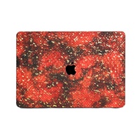 Nouvelle tendance : étui en similicuir PU à motif serpent pour MacBook Pro 14 pouces A2779 A3112