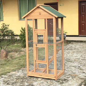 SDB002 Cage en bois écologique de vente chaude pour perroquet canari volière grand <span class=keywords><strong>oiseau</strong></span> d'élevage avec porte latérale - Product Image 1