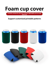 Manchons <span class=keywords><strong>de</strong></span> protection thermique en mousse pour canettes <span class=keywords><strong>de</strong></span> cola faciles à ouvrir, en matériau imitation <span class=keywords><strong>plongée</strong></span> personnalisé - Product Image 4