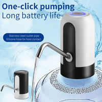 Distributeur d'eau portable électrique rechargeable USB 5 gallons avec pompe automatique