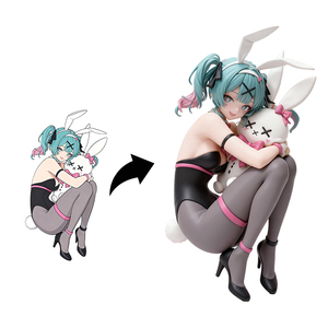 Figura Coleccionable de Anime Personalizada de 18 cm, Ecológica, de PVC y ABS, Estatua de Vinilo Personalizada, Chica Conejita <span class=keywords><strong>Mikus</strong></span>, Linda Figura de Dibujos Animados - Product Image 1