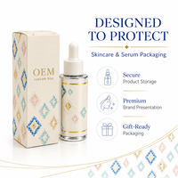 Boîtes pliantes en carton blanc recyclables personnalisées pour les produits de soin de la peau, les cosmétiques, les soins personnels, les emballages cadeaux, les options de sérum pour le soin de la peau