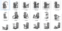 Équipement de musculation professionnel, direct usine, machine de musculation réglable en acier pour exercices pectoraux, pour banc de club de fitness, conception durable