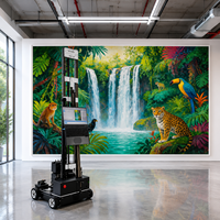 Impresora de Inyección de Tinta UV para Murales Verticales 3D, DX7, Portátil y Plegable, para Impresión en Paredes y Pisos Interiores/Exteriores, Uso Comercial