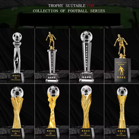 Trophée de championnat de sport de golf et de football de conception nouvelle, trophée personnalisé en cristal K9, trophée de la Ligue des champions en cristal pour cadeaux d'affaires