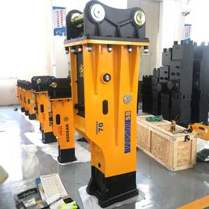 Constructions and Demolitions sb70 box type Silence soosan <b>Hydraulic</b> <b>Breaker</b> Chisel Rock <b>breaker</b> hammer for 16-21 ton excavators - Product Image 6