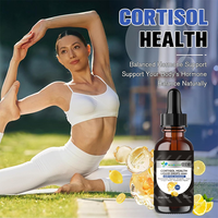 Gouttes liquides pour la santé du cortisol, complément énergétique naturel 1500mg, complexe de gestion du cortisol, soutien à l'équilibre du stress, bien-être corporel