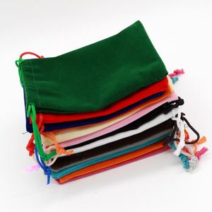 Bolsa de Terciopelo con Cordón para Joyería, Relojes, Gafas, Gemas, Collares, con Estampado Personalizado, para Regalo, Almacenamiento y Embalaje, con Impresión de Logotipo Personalizado - Product Image 4