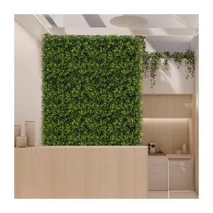 P167 Vertical Garden Topiary Faked Plastic Multicolor Plant Fence Privacy Screen Panel Backdrop Artificial Grass Wall