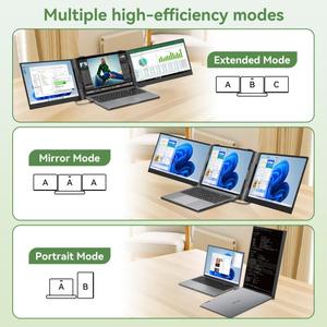 Nouveauté Blackview DCM8 Pro Moniteur portable à double écran de 15,3 pouces pour ordinateurs portables de 14 à 17,3 pouces - Product Image 5