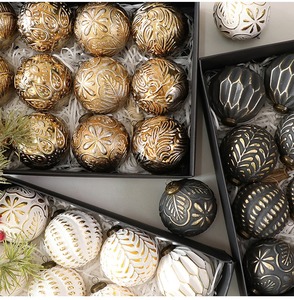 Nouvelle boule <span class=keywords><strong>de</strong></span> Noël antique <span class=keywords><strong>de</strong></span> 8 cm, pendentif boule <span class=keywords><strong>de</strong></span> Noël rétro, décoration <span class=keywords><strong>de</strong></span> sapin <span class=keywords><strong>de</strong></span> Noël, ornements <span class=keywords><strong>de</strong></span> Noël - Product Image 6