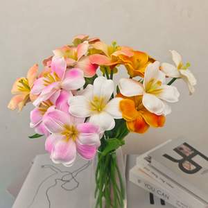 Flor Artificial de Tulipán Abierta, Pétalos Grandes Levantados, Decoración de Boda, Estilo Francés, Decoración Suave para el Hogar - Product Image 4