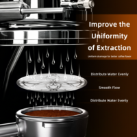 Filtre à café en acier inoxydable pour machine à expresso, 53 mm, filtre à café en maille, pièces détachées réutilisables pour machine à café