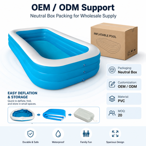 <span class=keywords><strong>Piscine</strong></span> gonflable familiale en <span class=keywords><strong>PVC</strong></span> épaissi, prix d'usine, vente en gros - Product Image 5