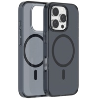 Coque de Téléphone Magnétique de Luxe Antichoc Transparente pour IPhone 12 13 14 15 16 Pro Max avec Charge sans Fil