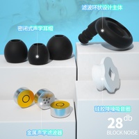 Nouveaux bouchons d'oreilles haute fidélité pour concert, réduction du bruit, bouchons d'oreilles pour voyage en avion, réduction du bruit