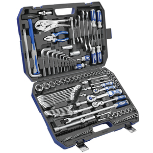 Ensemble d'outils STEELTREKS 132 pièces, ensembles de réparation pour la maison, tournevis de précision, outils à main pour la maison, avec boîte à outils en plastique - Product Image 2