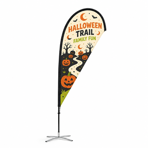 Kit Asta per Banner a Goccia, Design Leggero e Resistente al Vento per Segnaletica Tornei Golf, Servizio Ordini all'Ingrosso, <span class=keywords><strong>Vendita</strong></span> Diretta dalla Fabbrica - Product Image 4