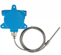 Termometer Probe Tahan Air Resolusi 0.1C Layar LCD Digital Bahan Stainless Steel USB IP56 Tahan Air Suhu Tinggi OEM 1 Tahun