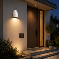 Lumière LED de jardin murale extérieure étanche IP65 avec température de couleur 3000K/4000K 110-265V pour maison, restaurant, hôtel