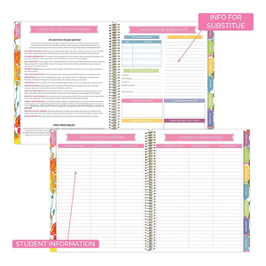Agenda Escolar Personalizada 2025, <span class=keywords><strong>Planificador</strong></span> de Clases y Lecciones, Diario, Semanal, <span class=keywords><strong>Mensual</strong></span>, Cuaderno Espiral para <span class=keywords><strong>Profesor</strong></span> - Product Image 3