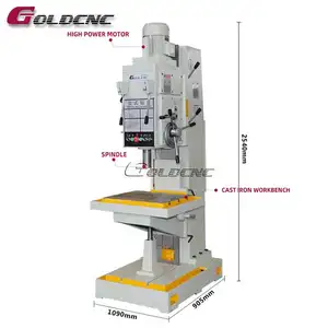 Goldcnc brand new design Z5150 drill press machine square column vertical drilling machine