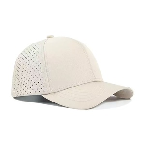 Listin 6 panneaux broderie Logo Sandwich bord papa chapeau structuré Sport casquette de Baseball avec trou découpé au Laser perforé Golf Gorras - Product Image 4